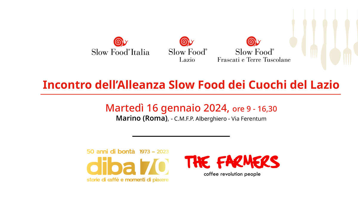 Leonardo Maggiori all’Incontro dell’Alleanza Slow Food dei cuochi del Lazio